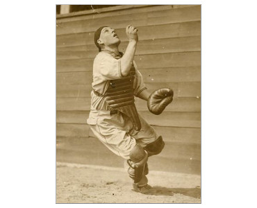 Clarence 'Clary' Anderson at New York Giants spring training camp, Pensacola,Florida, February 1936.