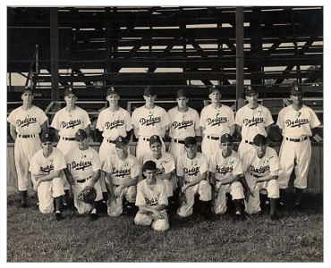 1948 Greenwood Dodgers Team Photo