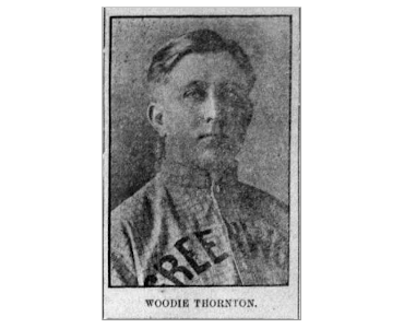 Woodie Thornton as a member of the Greenwood Scouts.