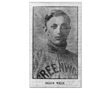 Ollie Welf as a member of the Greenwood Scouts.